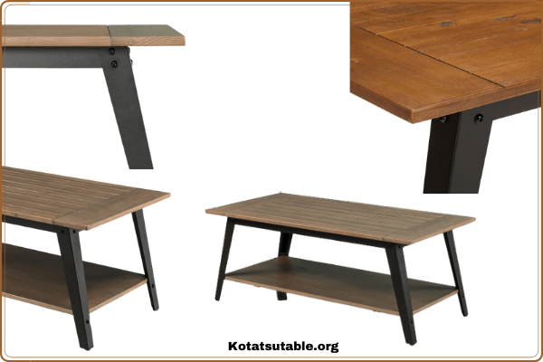 Zinus Wood Metal Coffee Tables from japan