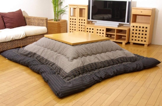 Kotatsu thick blanket Yukari Black 205 × 245cm